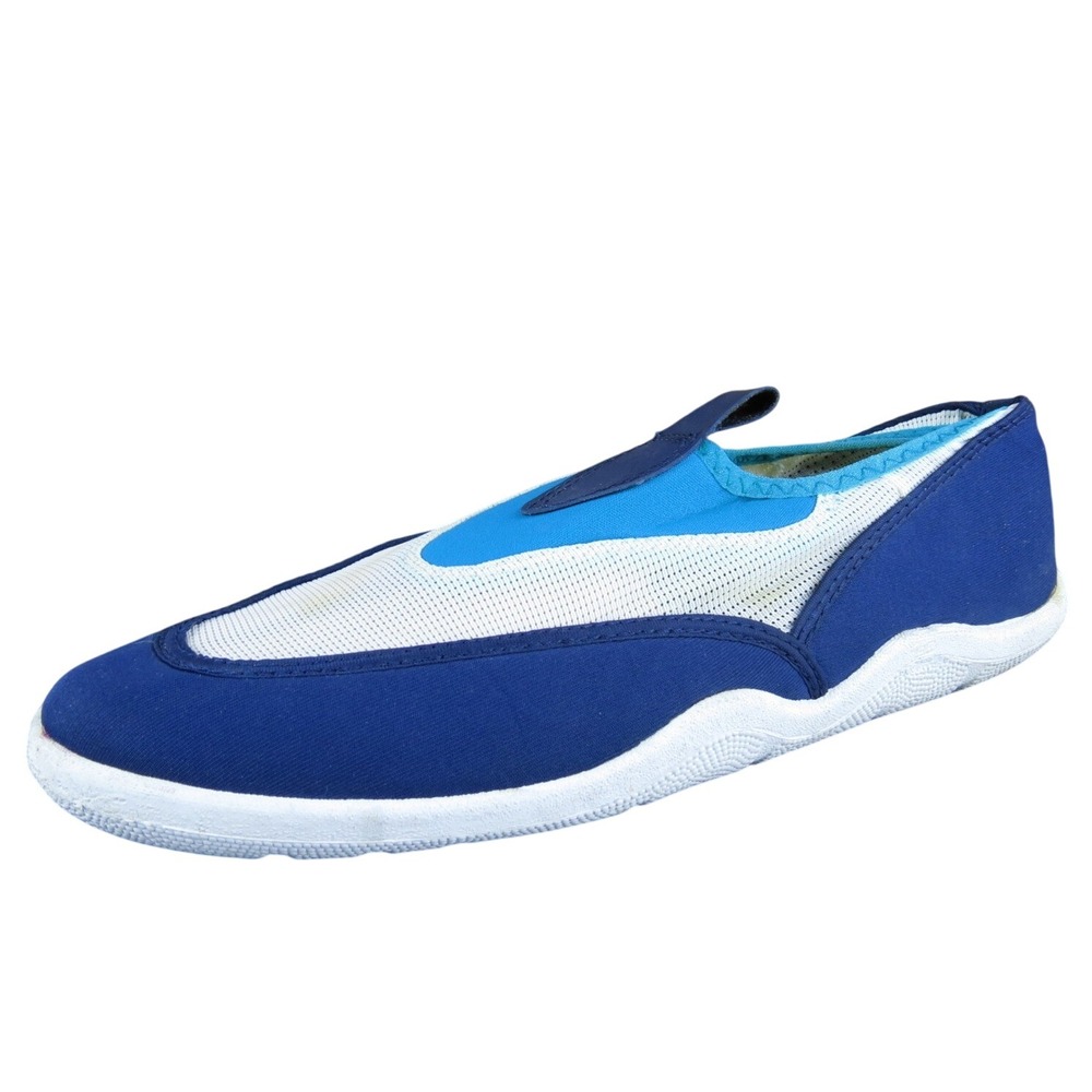 Laguna Water Sox Men's 11 Blue Mesh Slip-On Aqua Shoe Lightweight Swimming Beach